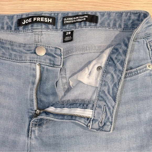 Joe Fresh Classic Slim Fit Light-washed Denim Jeans - Picture 5 of 7